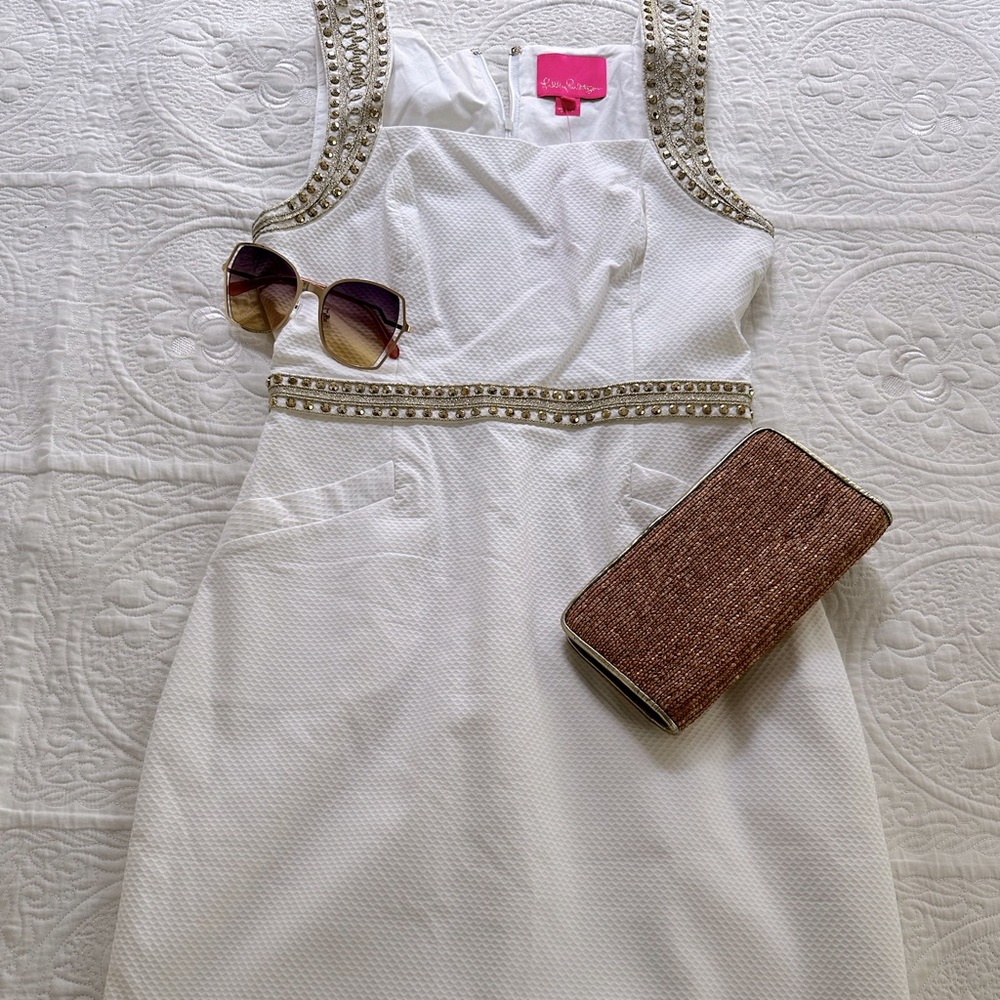 Lilly Pulitzer white special occasion dress